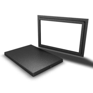 16x32 Door - No louver - Black