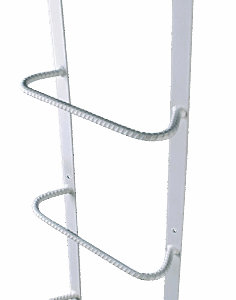 Window Well Ladder Grey 4'