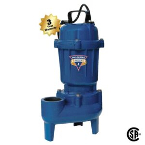 Cast iron / Stainless steal Sewage pump 1/2 HP 10' cord