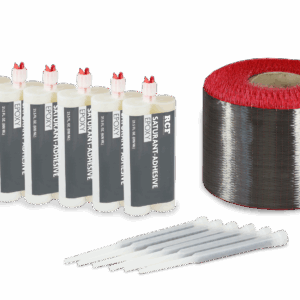 FG20060 | 328 FOOT (6" Wide) 400 GSM UNIDIRECTIONAL- VERTICAL CARBON FIBER KIT