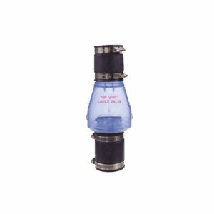 Clear Check Valve 1-1/2 in rubber boot
